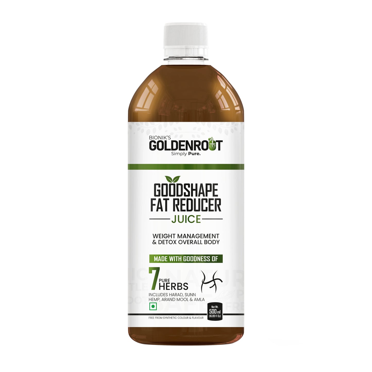 Bionik GoldenRoot GoodShape Fat Reducer Juice | Weight Wellness | 500 ml