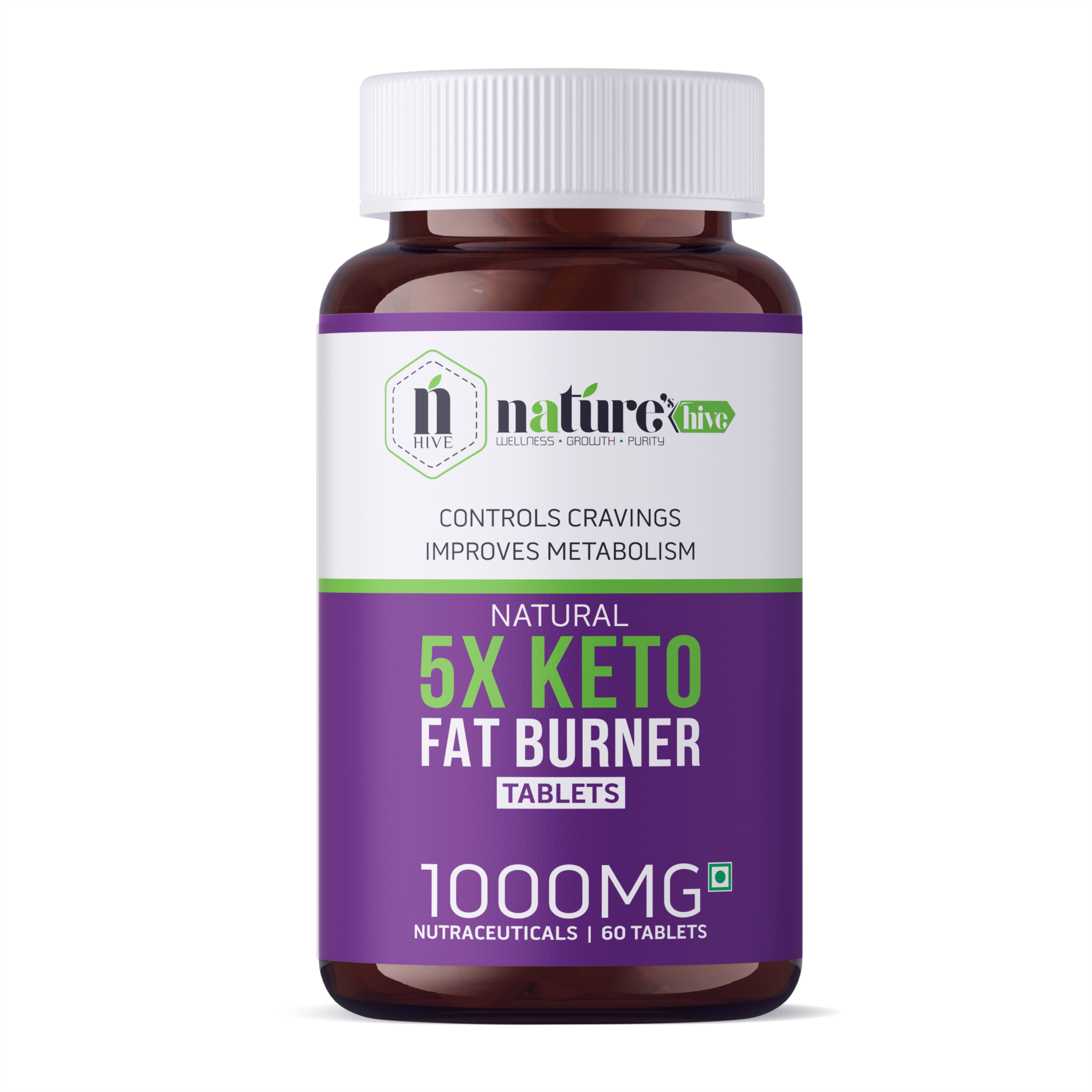 Nature's Hive Fat Burner Tablets | Weight Management Support | 60 Tablets