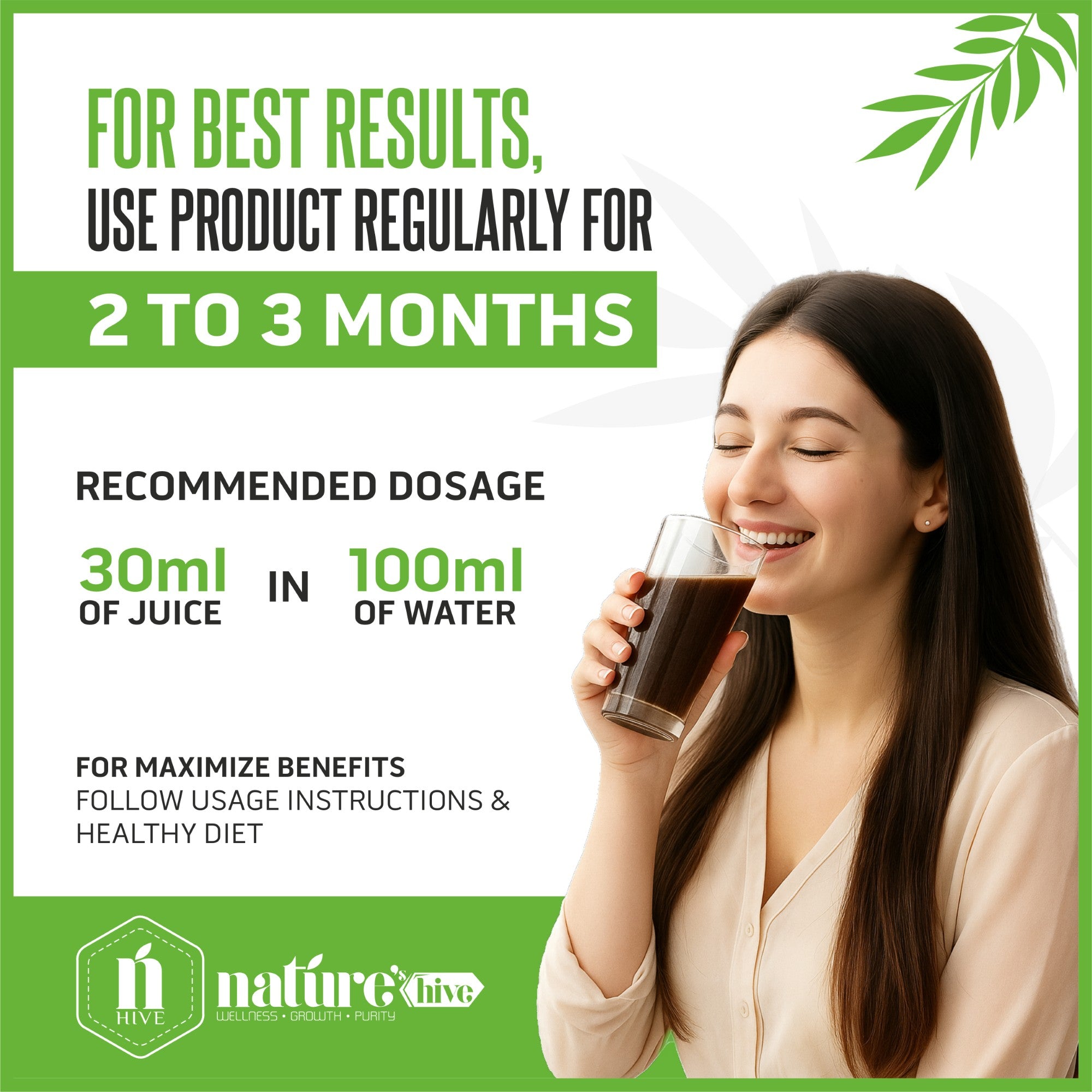 Nature's Hive Wild Amla Juice | Vitamin C & Antioxidant Wellness | 1 L
