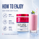 BIONIK NUTRITION Natural Marine Collagen Delight Blue 250g supplement jar with blue label and white lid.
