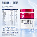 BIONIK NUTRITION Natural Marine Collagen supplement in a 250g container, featuring a blue label and supplement scoop.