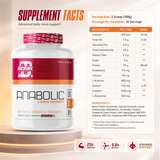 BIONIK NUTRITION Anabolic Gain lean mass gainer with whey protein and creatine in a 1.5 kg container, showing the product packaging.