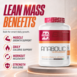 BIONIK NUTRITION Anabolic Gain lean mass gainer container with whey protein and creatine, 1.5 kg bucket for muscle building