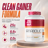 BIONIK NUTRITION Anabolic Gain mass gainer with whey protein and creatine, 1.5 kg container, showing the product packaging.