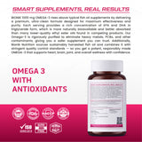 BIONIK NUTRITION Omega-3 Softgels with EPA and DHA, 60 softgel bottle, close-up of the softgel capsules.