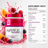 BIONIK NUTRITION Hyperfuel Pre-Workout supplement container with label, 180g jar of pre-workout powder for energy and performance.