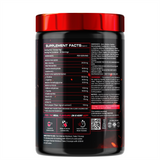 BIONIK NUTRITION Demon Slayer Pre-Workout supplement jar with label showing flavor and product details, 180g container.