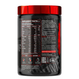 BIONIK NUTRITION Warrior Zone Pre-Workout supplement in 300g container with Lusty Tango flavor, ready for gym use.
