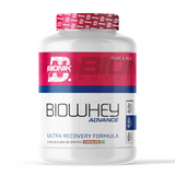 BIONIK NUTRITION Bio Whey Protein powder container, 1kg, with BCAAs and creatine, for muscle recovery and fitness support