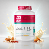 BIONIK NUTRITION Essential Whey Protein powder in 1 kg package, featuring whey, fibre, and glutamine for muscle recovery.