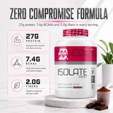 BIONIK NUTRITION Isolate Whey Protein powder container with label, 1kg size, showing whey isolate supplement for muscle recovery.