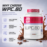 BIONIK NUTRITION WPC 80 Whey Protein Concentrate supplement container with Ashwagandha and Tribulus, 1 kg size.