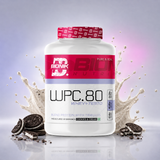 BIONIK NUTRITION WPC 80 whey protein concentrate supplement container with label featuring ingredients Ashwagandha and Tribulus.