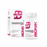 BIONIK NUTRITION Magnesium Glycinate Tablets 2000 mg, bottle of 60 vitamins and minerals supplement tablets.