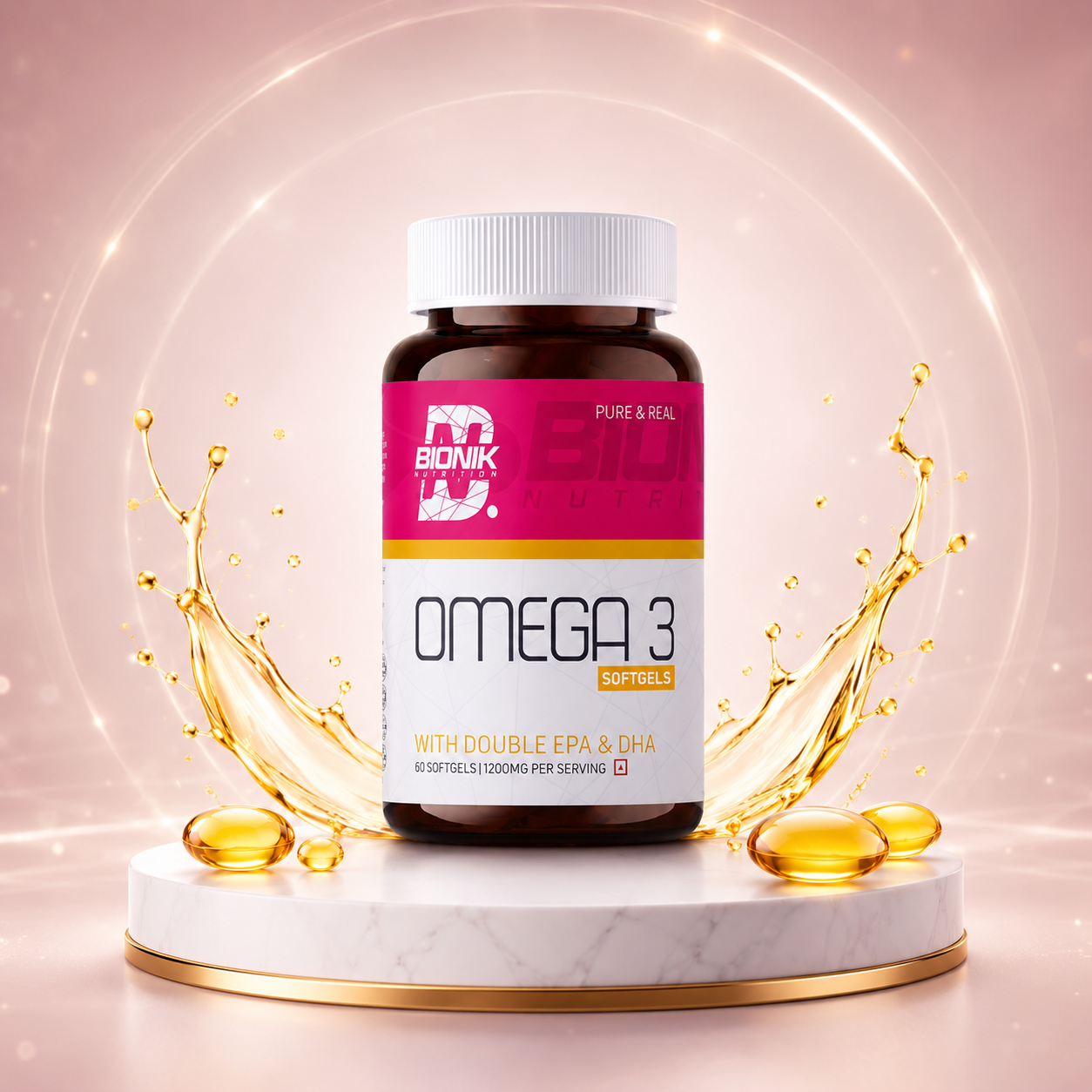 BIONIK NUTRITION Omega 3 Softgels