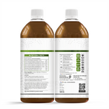 Bionik GoldenRoot GoodShape herbal juice bottle showing the 500ml Goldenroot Ayurvedic fat reducer with Harad and Amla.