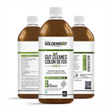 Goldenroot Bionik GoldenRoot Gut Cleanse Herbal Juice with Triphala and Lemon Grass in a 500ml bottle for digestive wellness.