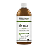 Goldenroot Bionik Liver Care Herbal Juice in a 500ml bottle with milk thistle and turmeric for Ayurvedic liver wellness.