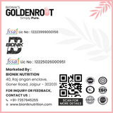 Goldenroot She Care Herbal Juice for Women in 500ml bottle, containing Ayurvedic herbs like Shatavari and Ashoka for hormonal wellness.