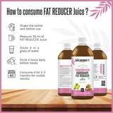 Goldenroot GoodShape Fat Reducer Juice in 500 ml organic fruit juice bottle, promoting weight wellness with natural ingredients.