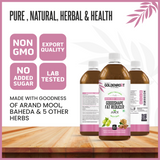 Goldenroot GoodShape Fat Reducer Juice in 500ml organic fruit juice bottle, promoting weight wellness and natural health.