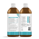 GoldenRoot Organic Fruit Juice bottle featuring herbal liver wellness ingredients, 500 ml size for natural liver care.