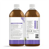 Organic GoldenRoot Neem Giloy Karela Jamun Juice in 500ml bottle, natural fruit juice with herbal ingredients.