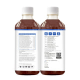 Bottle of Nature's Hive Diafree Herbal Juice 1L, herbal remedy with natural ingredients, displayed in clear plastic bottle.