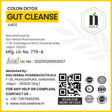 Herbal Juice bottle from Nature's Hive Gut Cleanse Juice, 1 liter, showing the herbal juice label and packaging.