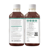 Nature's Hive Jamun Neem Karela Herbal Juice in a 1-liter bottle, showcasing the herbal juice product with fresh ingredients.
