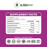 Nature's Hive Biotin Tablets, vitamins and minerals supplement, showing a bottle of biotin tablets on a white background.