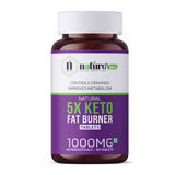 Nature's Hive Fat Burner Tablets, weight management supplement in a bottle with 60 tablets, natural fat burning support.