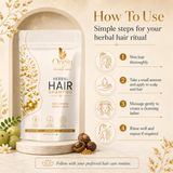 The Bharat Origin Herbal Hair Shampoo with Amla, Shikakai, and Reetha in a 100g bottle, natural herbal hair care product.