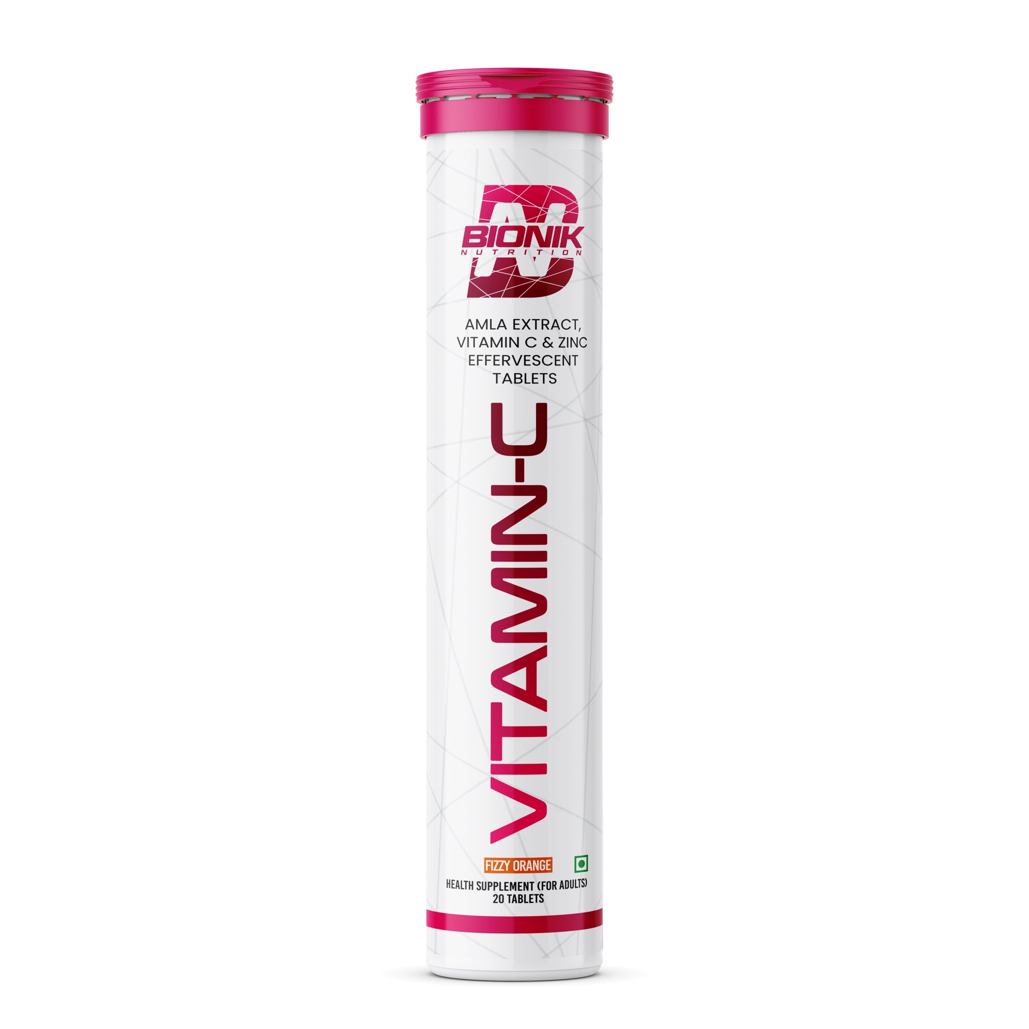BIONIK Vitamin C Effervescent Tablets front mockup